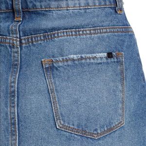 EUC SP Black Nordstrom brand mini denim skirt